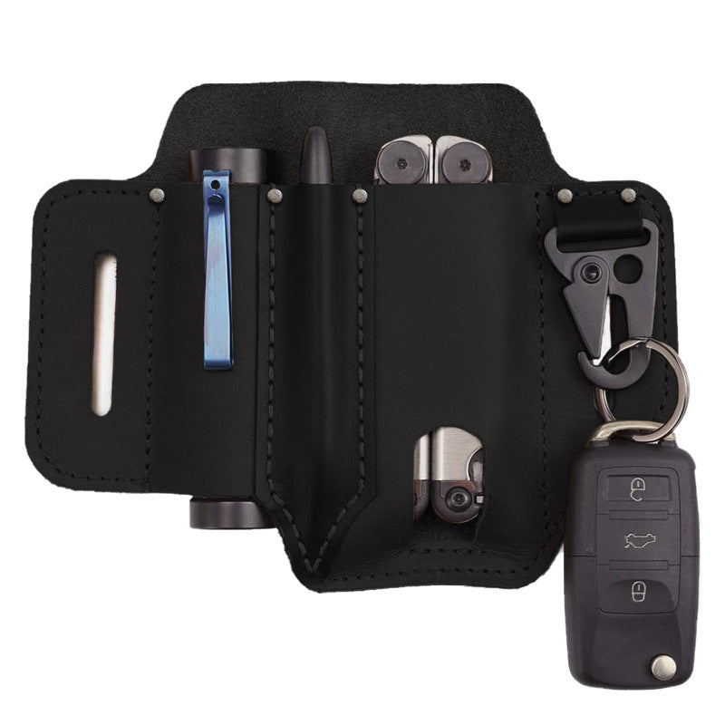 ADD ONS:  Leather Belt Loop Waist Multitool Sheath EDC Pocket Organizer Pouch