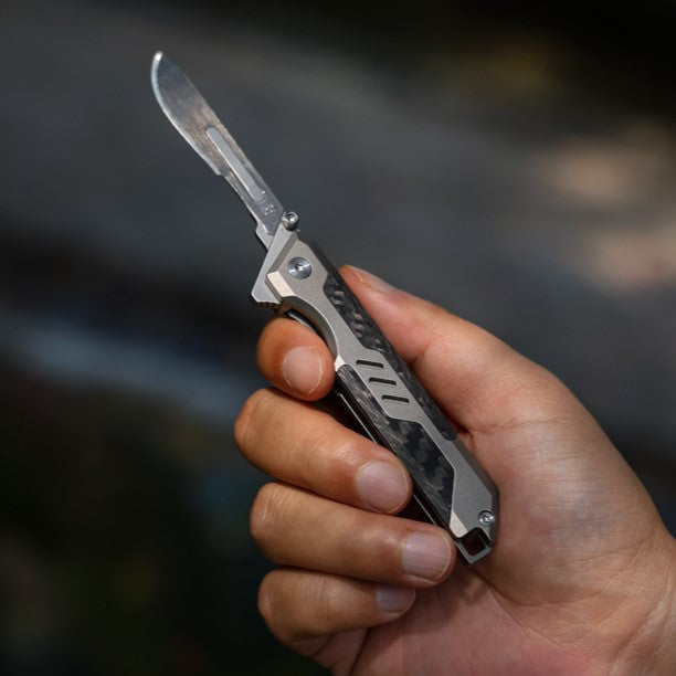 BladeXpert: Titanium EDC Scalpel Folding Knife