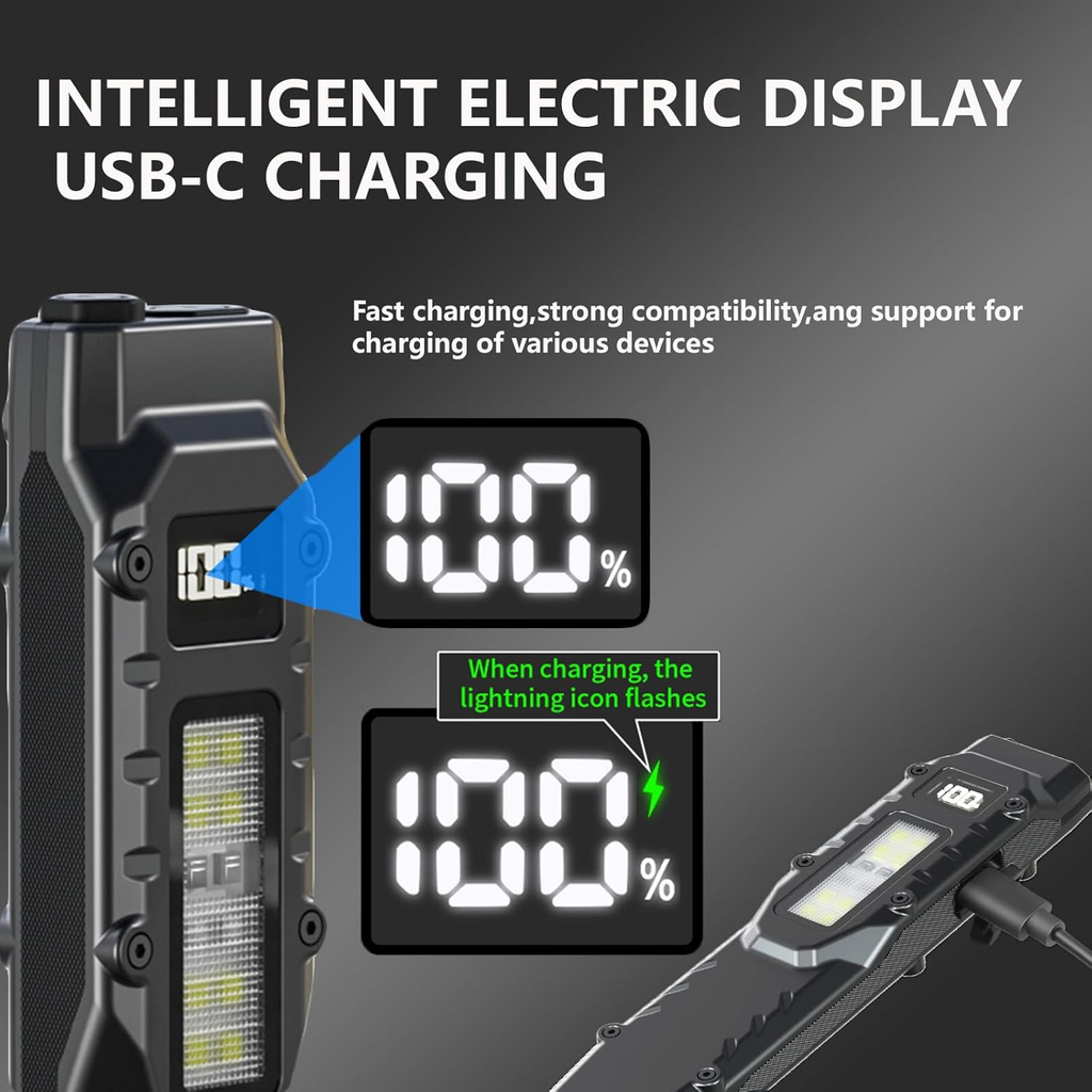 NightGuard Tactical Edge: – 1300 Lumen Rechargeable Flat Flashlight