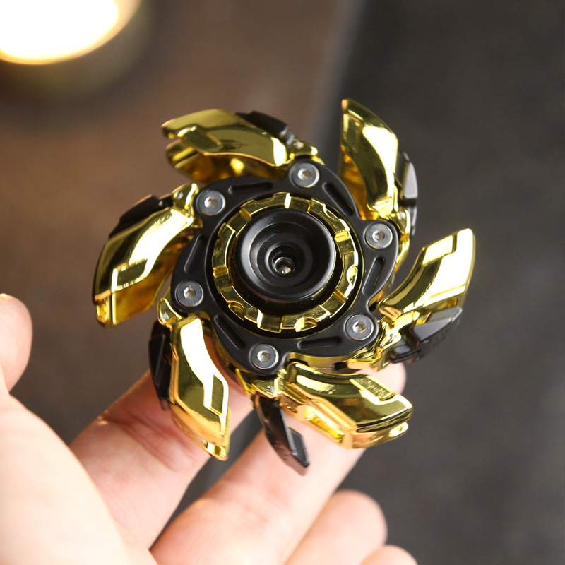 WarpFang：Stainless Steel Mecha Fidget Spinner