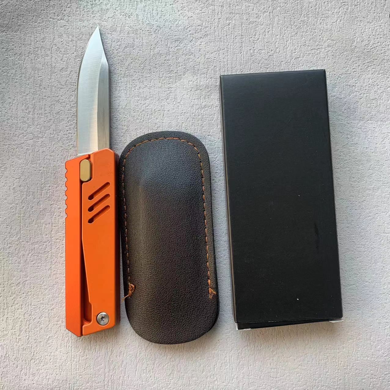 Lightning-Fast Gravity Knife – Al Alloy EDC Blade with One-Hand Opening