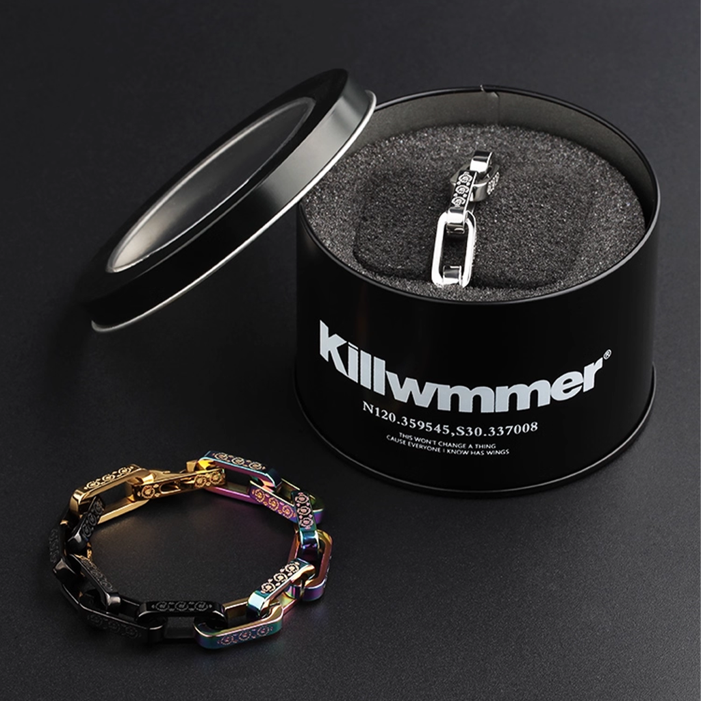 FloraLink Chains - Unisex Modern Titan Link Bracelet