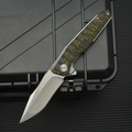 Python D2 Heavy-Duty Folding Knife — G10 Tactical Survival Blade