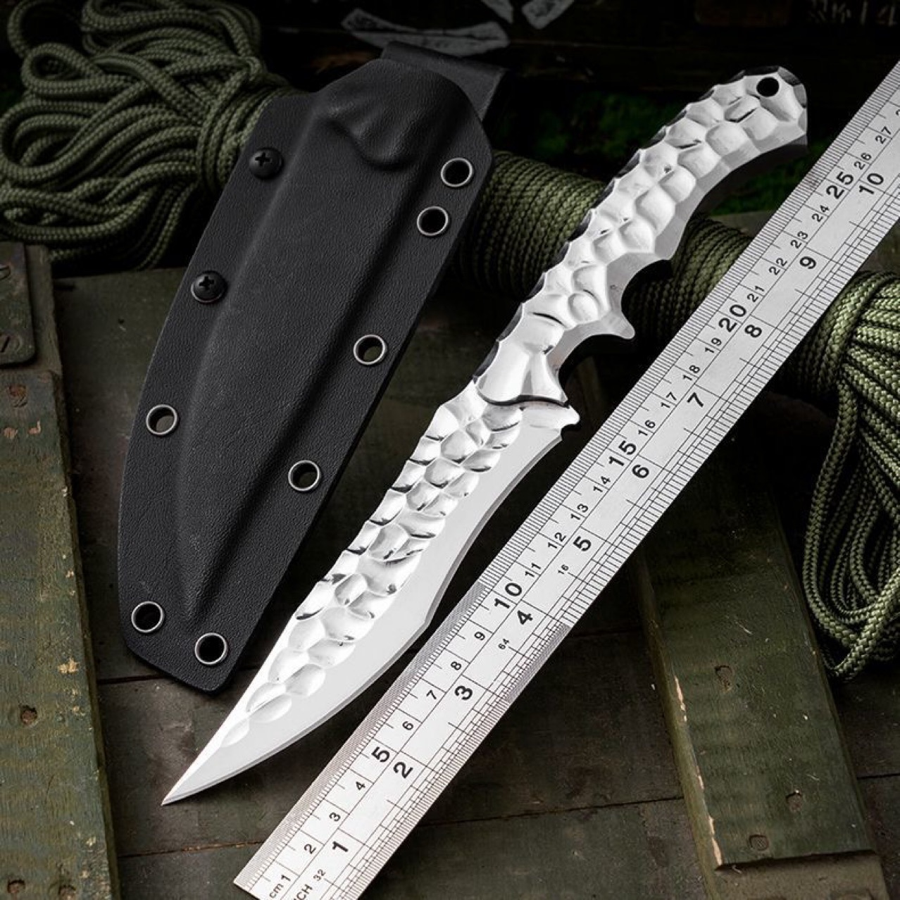 Frostfang Drakonite Edge : VG10 Steel Hunting Knife