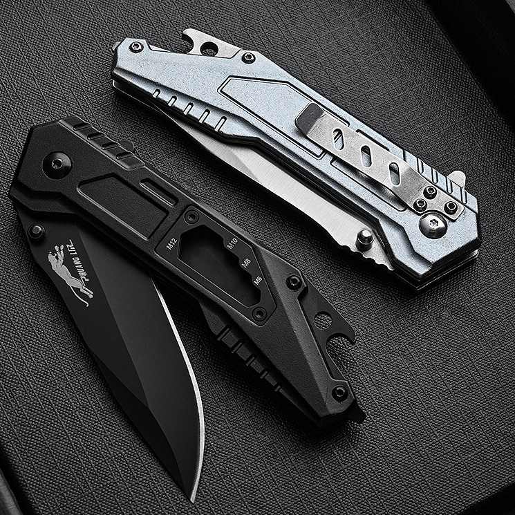 Leopard's Edge:  Stainless Steel Multipurpose Pocket Knife