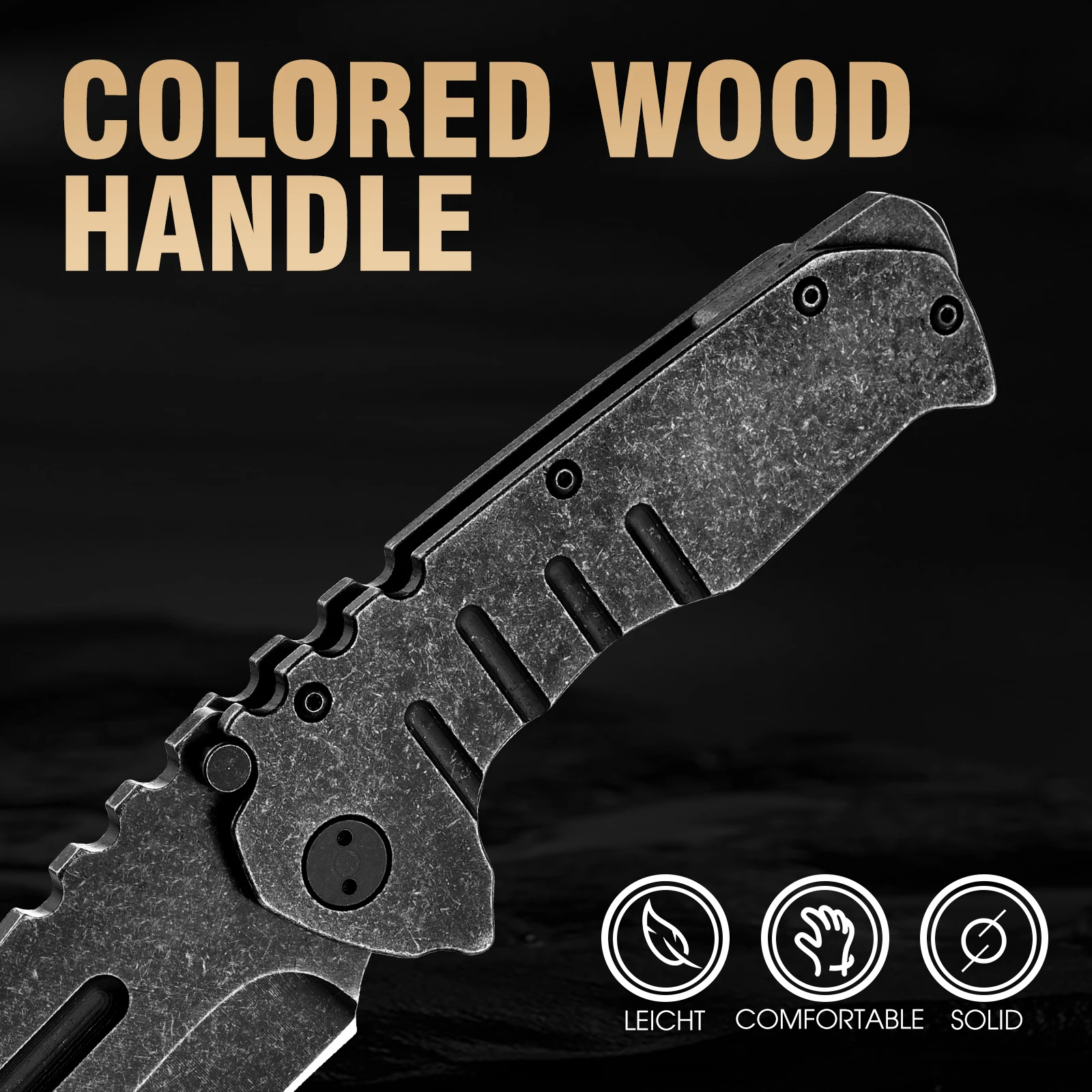 Iron Machete:  Outdoor Adventure Portable Folding Knife