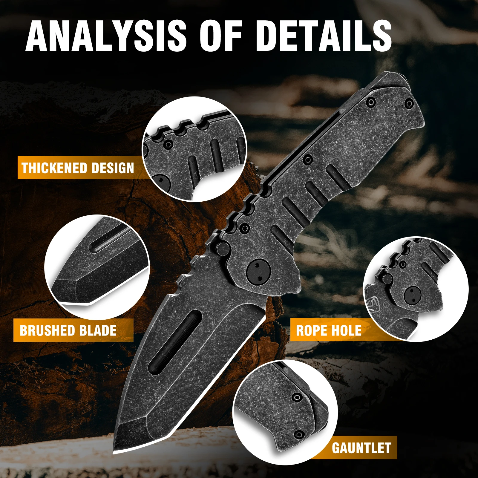 Iron Machete:  Outdoor Adventure Portable Folding Knife