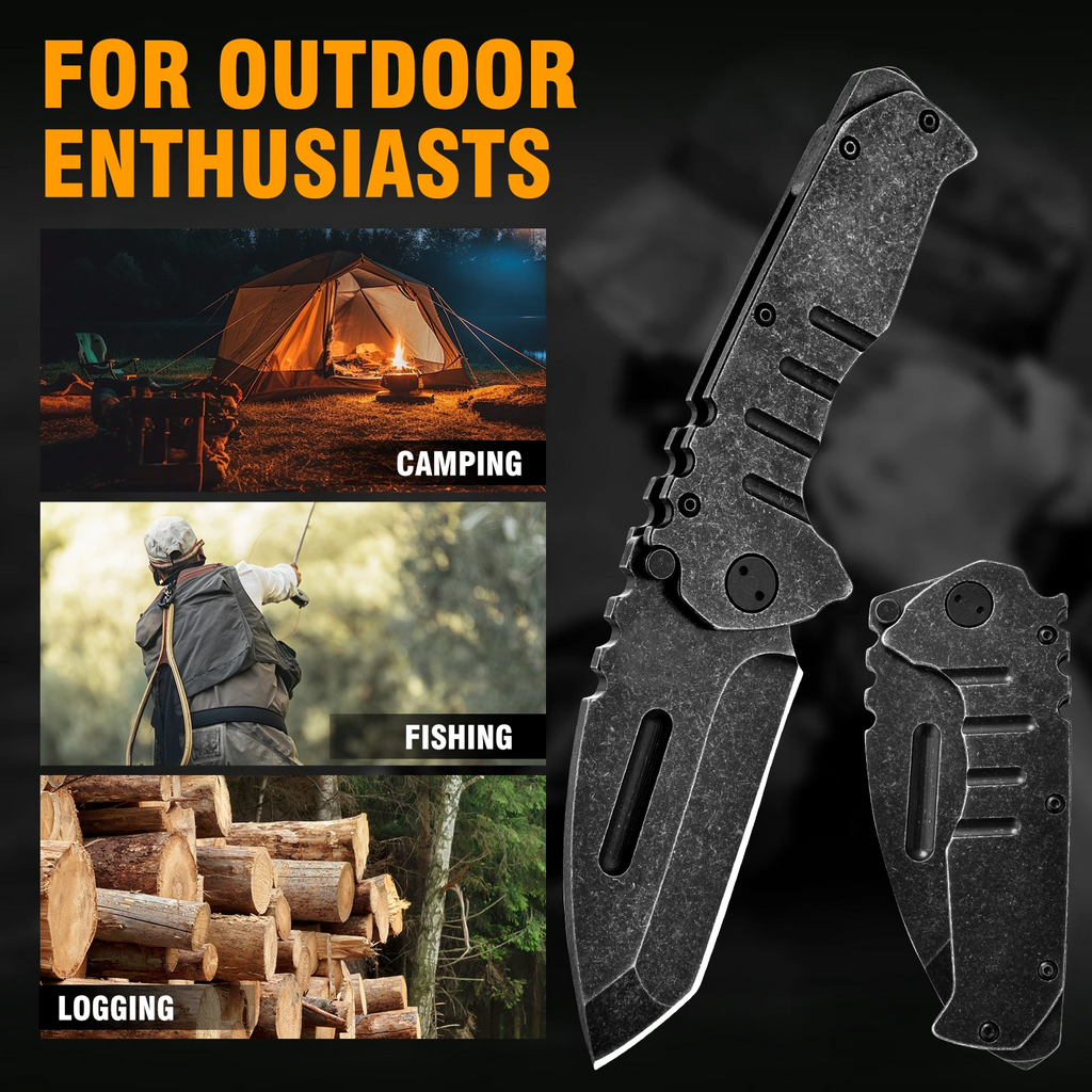 Iron Machete:  Outdoor Adventure Portable Folding Knife