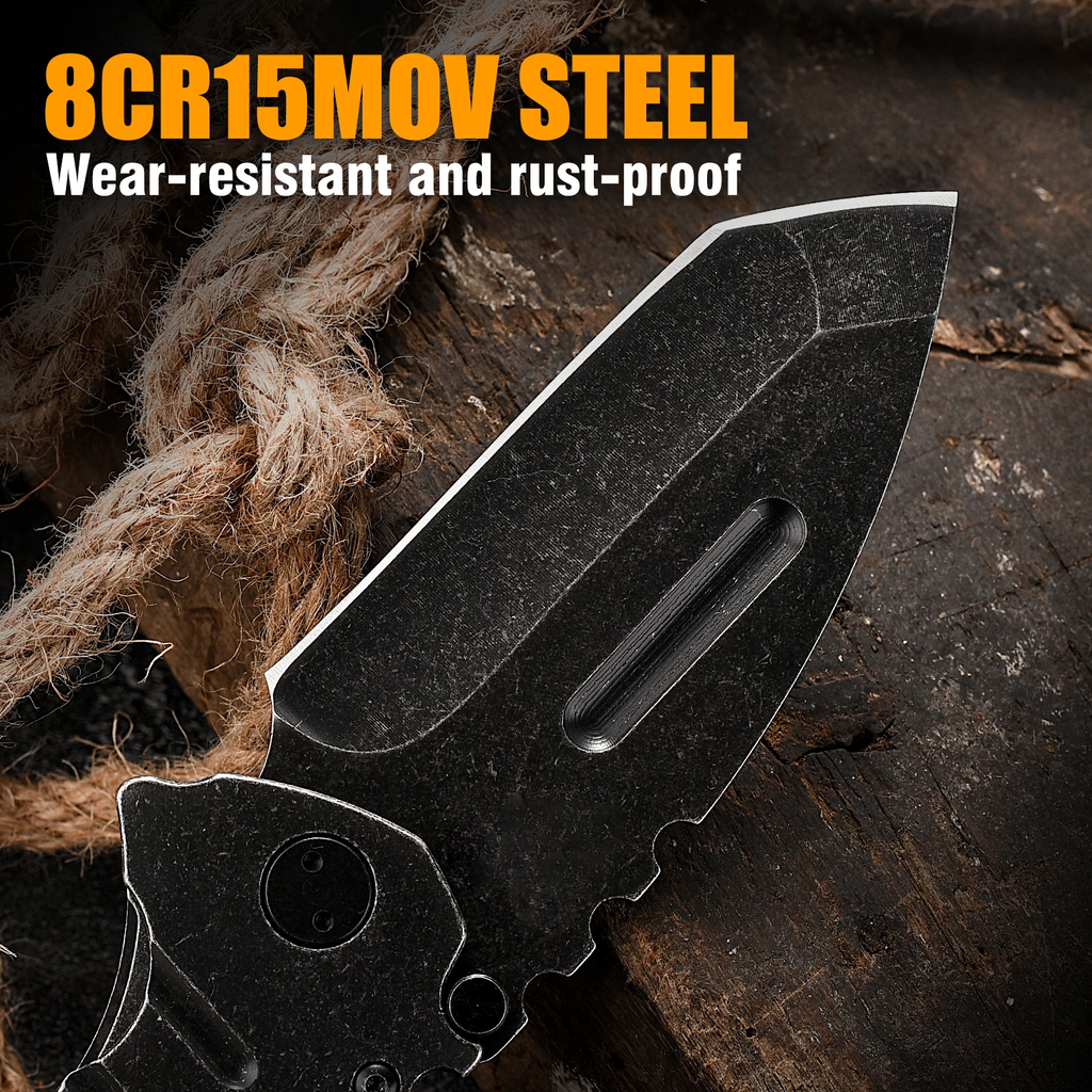 Iron Machete:  Outdoor Adventure Portable Folding Knife