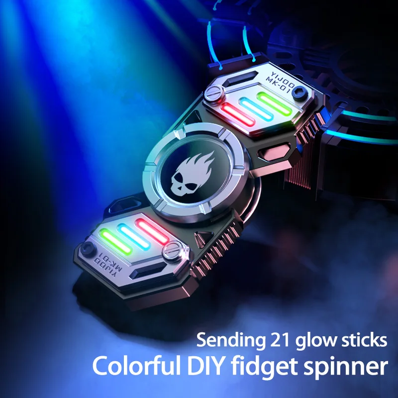 CosmoGlow: The Ultimate Glow-in-the-Dark Metal Fidget Spinner