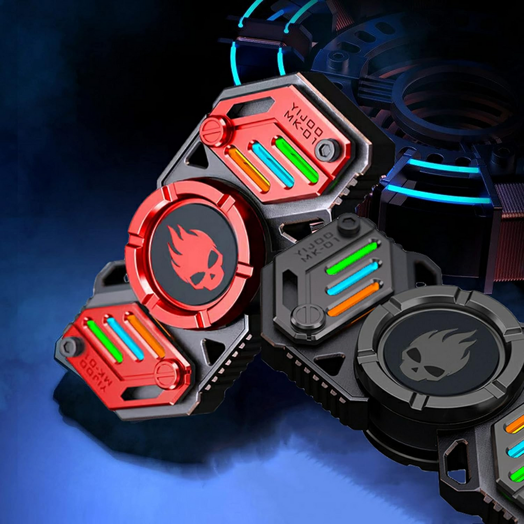 CosmoGlow: The Ultimate Glow-in-the-Dark Metal Fidget Spinner