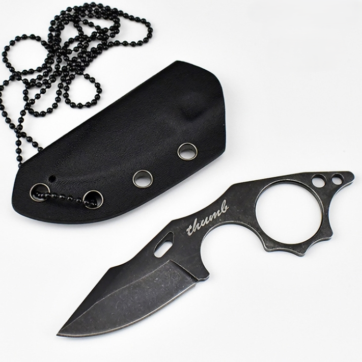 THUMB Mini Fixed Blade Neck Knife for EDC
