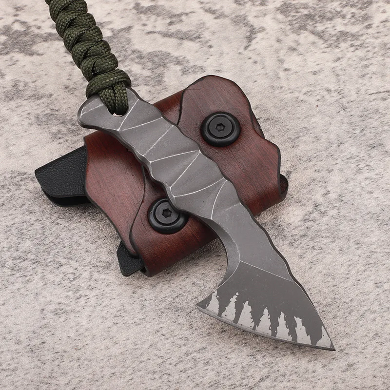 Lil' Axion : Stainless Steel Mini Tactical Axe Knife