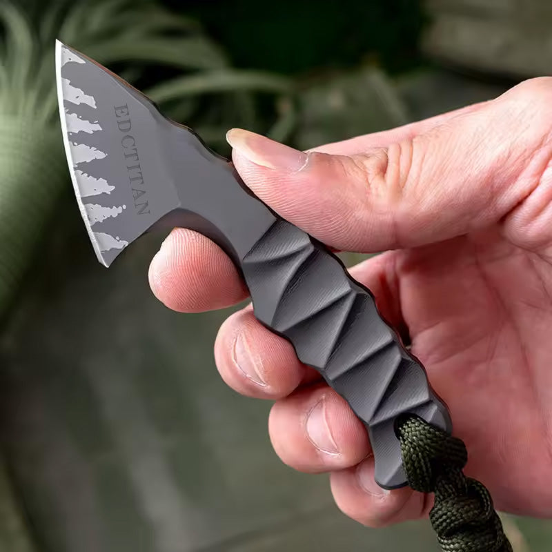 Lil' Axion : Stainless Steel Mini Tactical Axe Knife