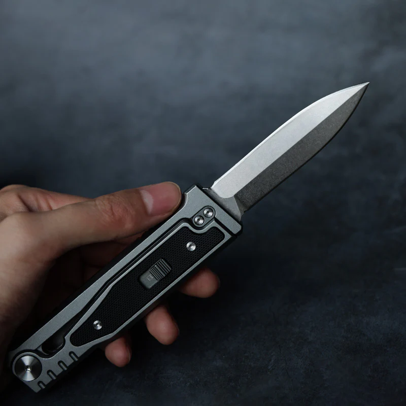 The ThornRazor – Gravity Knife with Selectable Blade Types | Aerospace Aluminum EDC Knife