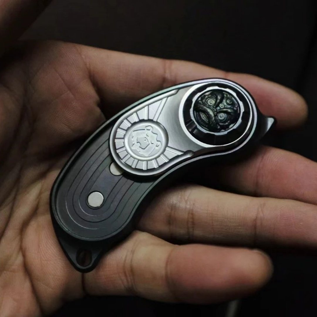 TriCore Pod – Precision All-Metal EDC Fidget Toy