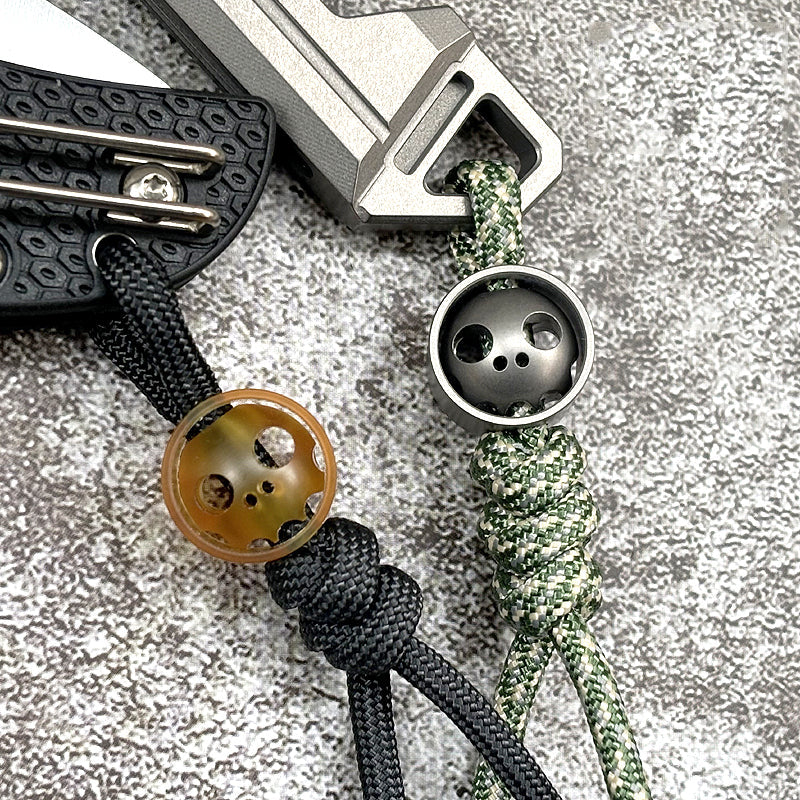ADD ONS : Pocket Skull Titanium Knife Pendant
