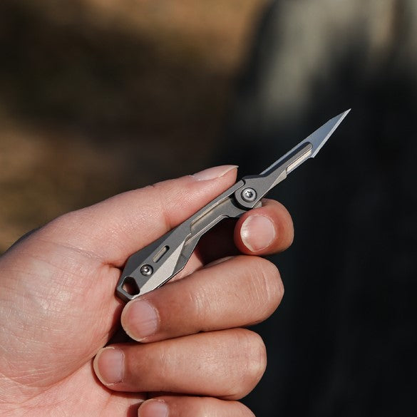 BladeNex: Titanium Micro Folding Scalpel Knife for EDC