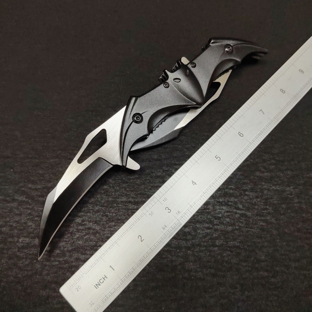 The Bat: 3cr13 Stainless Steel Double-sided Folding Knife