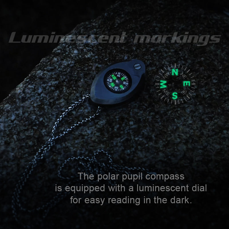 The Polar Pupil: Multi-Tool with Compass and Folding Loupe