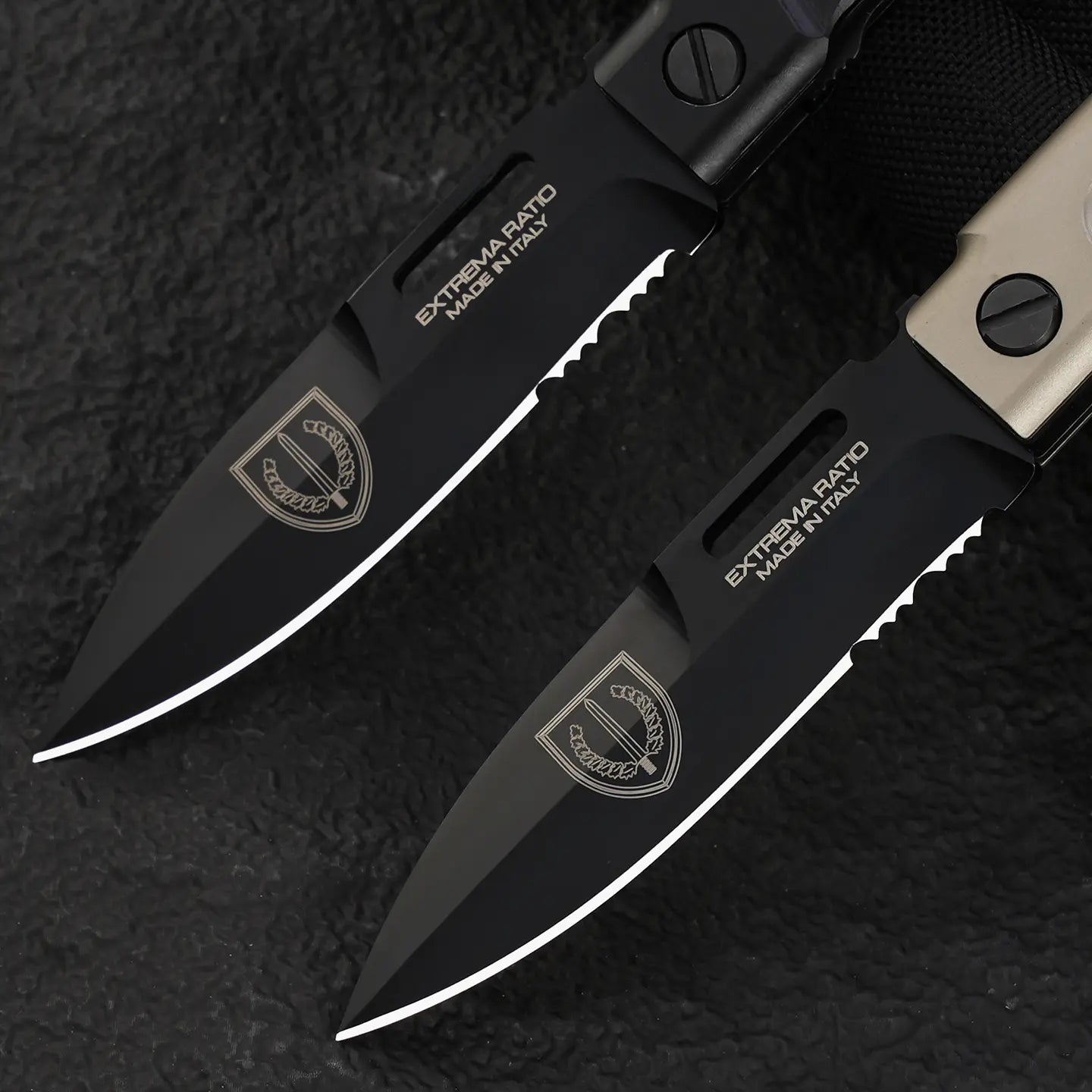 Ghost Reaver: N690 Tactical Folding Knife with Finger Ring