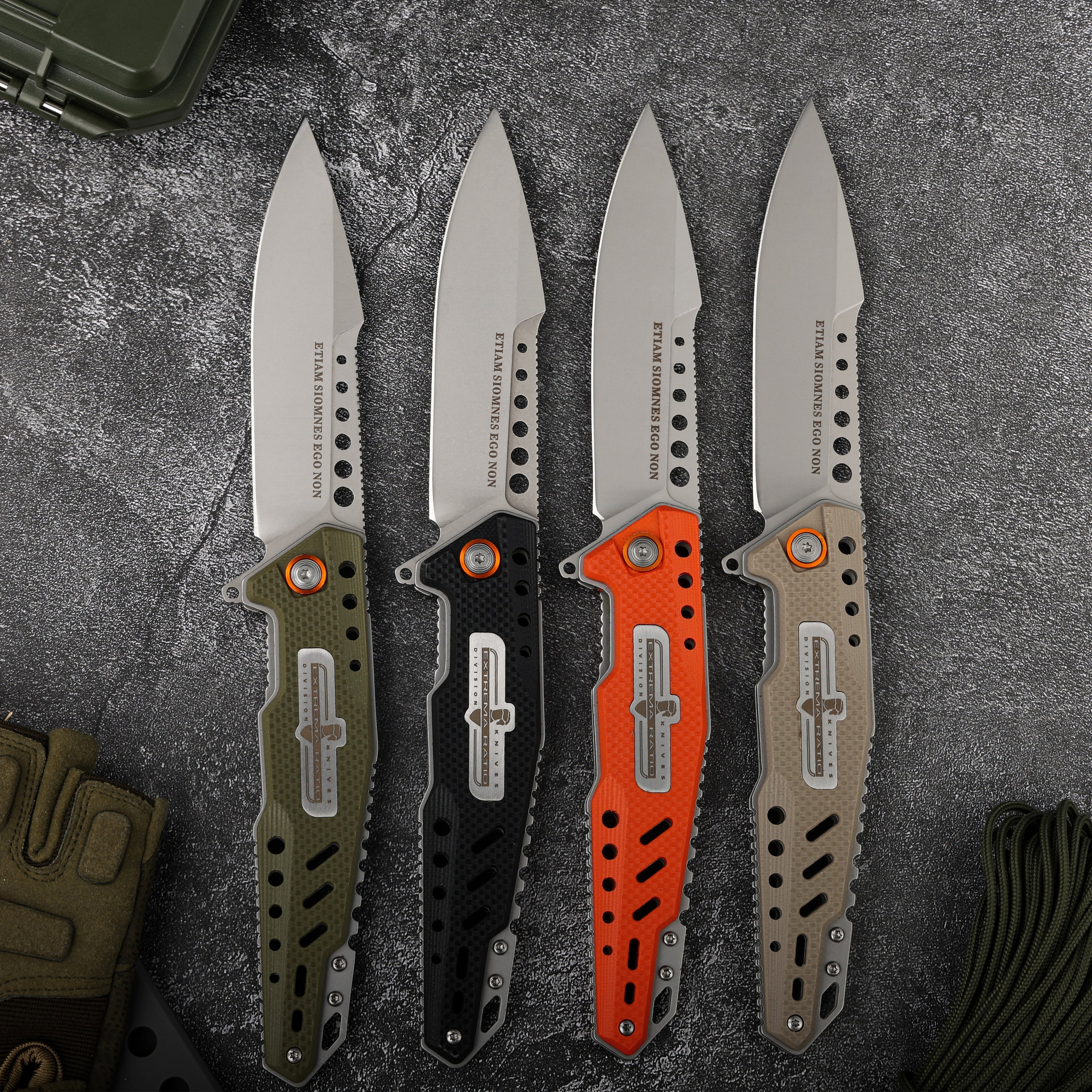 RaptorClaw G10 Tactical Folding Knife – EDC Survival Blade