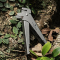 Pure Titanium Camping Tongs:Heat-resistant Pot Clip & Bottle Opener Wrench