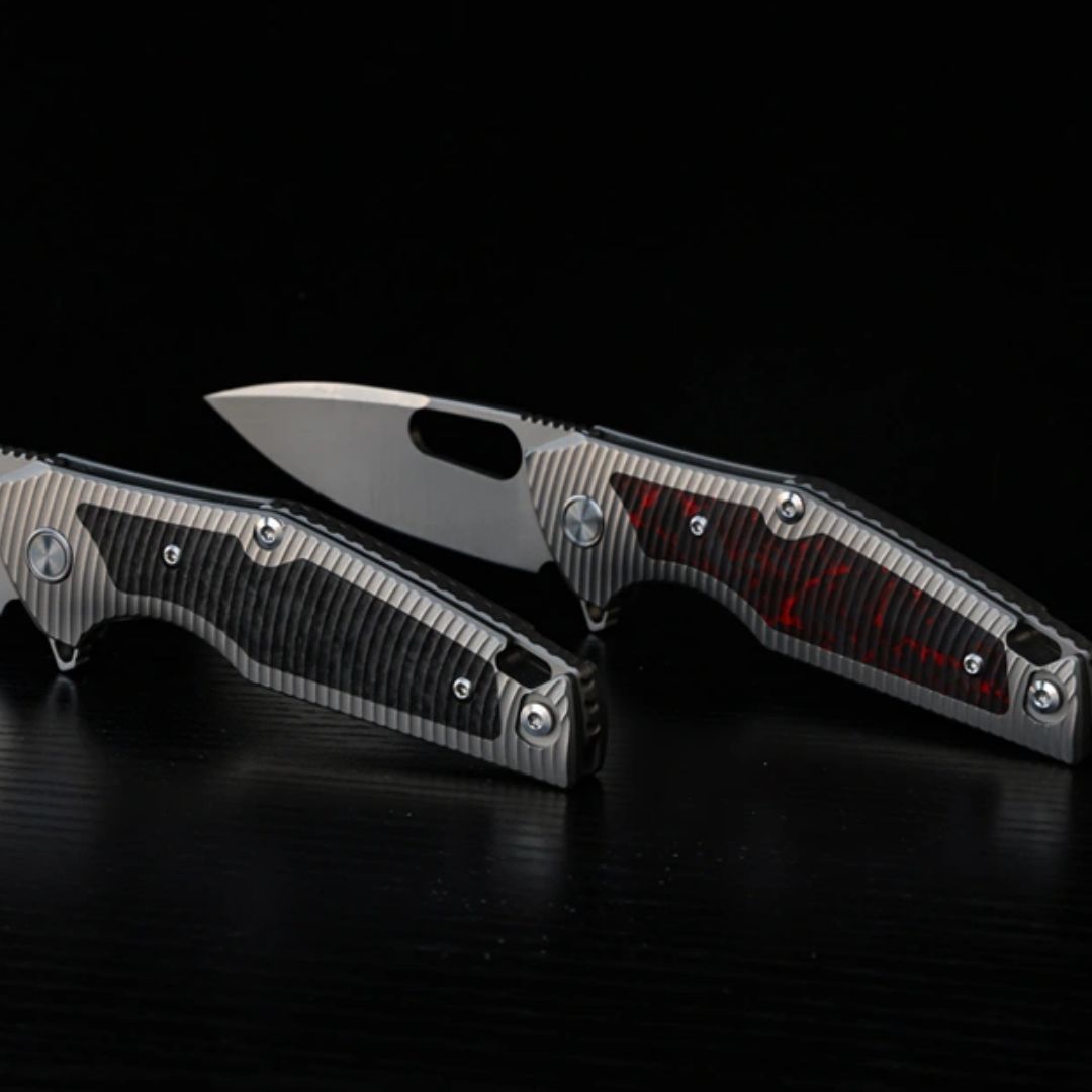 The Shadow Blade: Titanium Handle with M390 Blade EDC Knife
