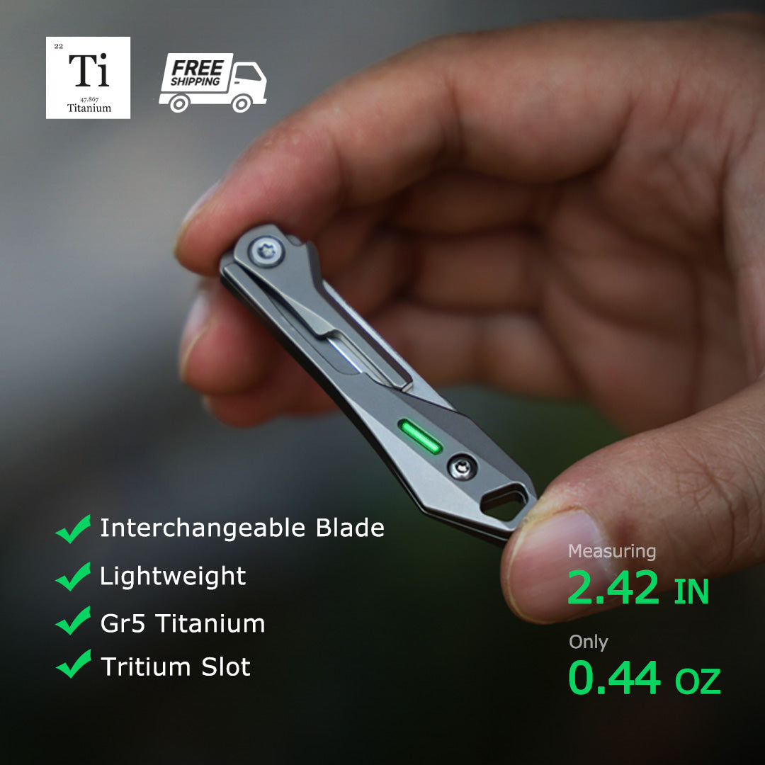 BladeNex: Titanium Micro Folding Scalpel Knife for EDC