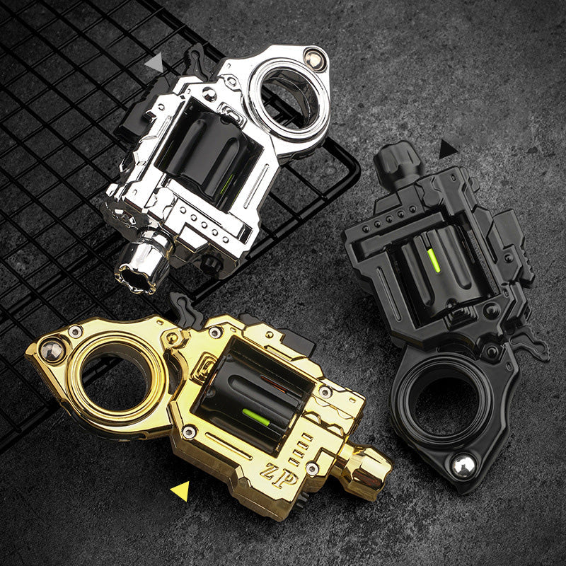 Pocket Flash:Alloy Agent Sky Police Revolver Soft Bullet Gun