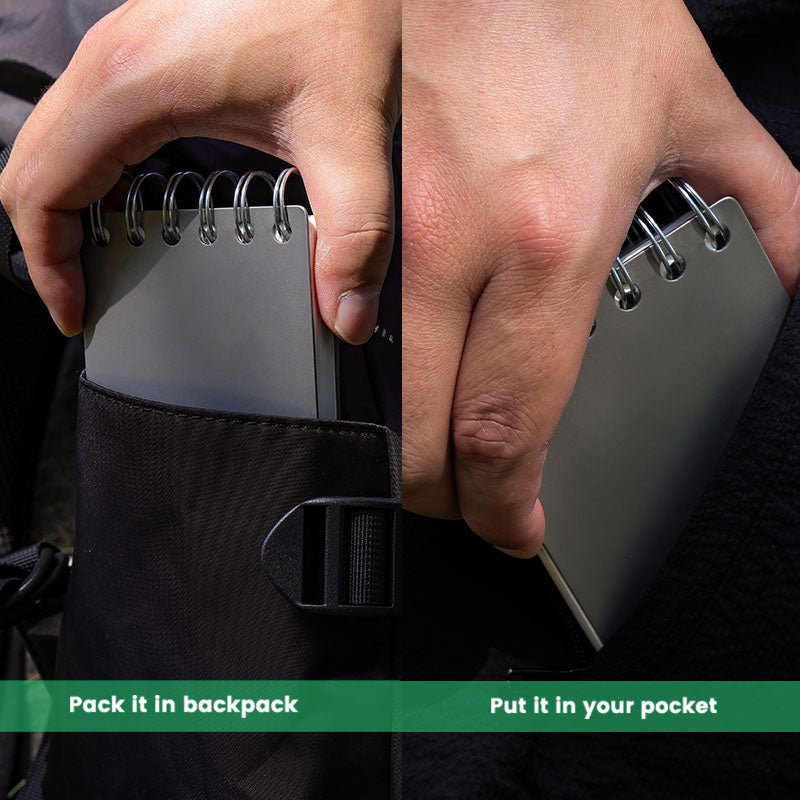 TiX Note: The Waterproof Titanium 12-in-1 Multi Notebook