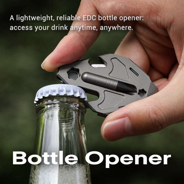 The Flounder 3.0 - Titanium EDC All-in-One Pendant