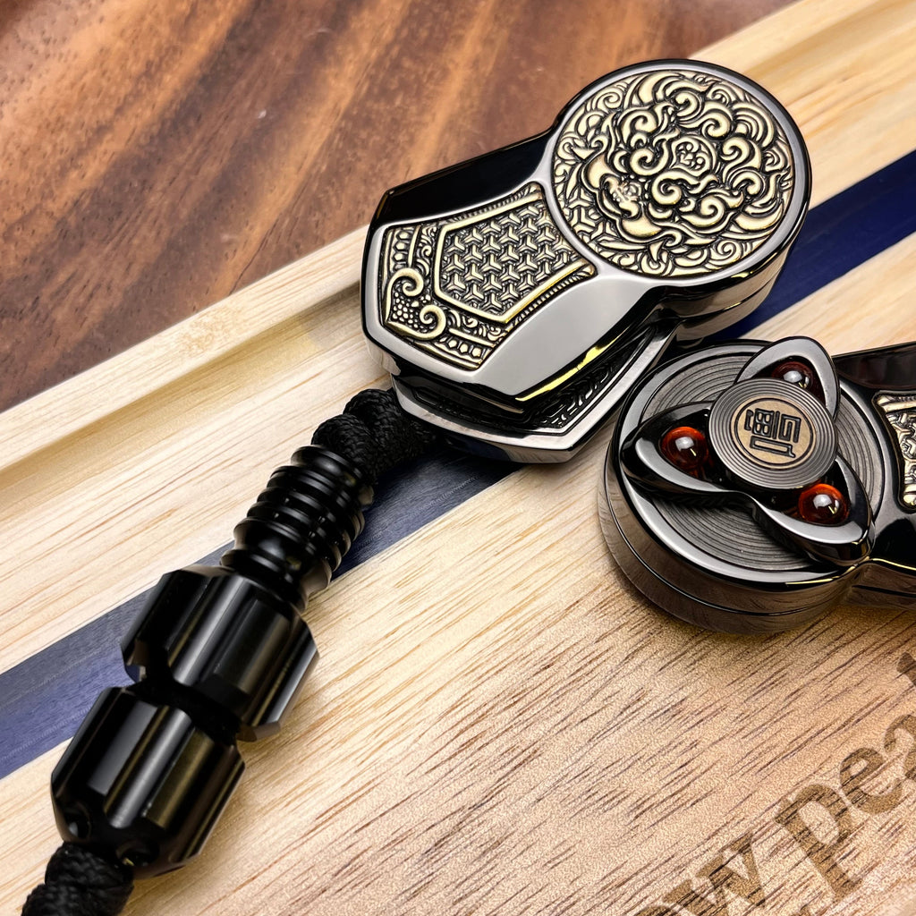 Arthur Tang's Rhythmic EDC Finger Push Toy with Snap