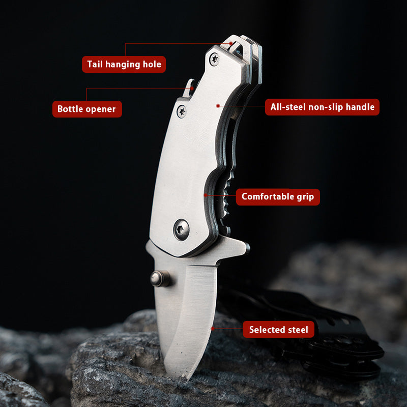 Shark Fang - Portable Stainless Steel Keychain Utility Knife