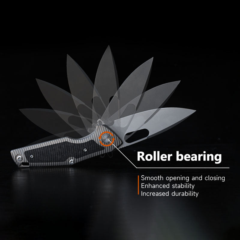 The Shadow Blade: Titanium Handle with M390 Blade EDC Knife