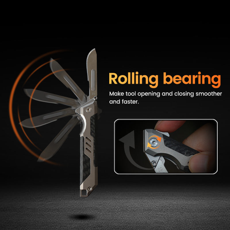 BladeXpert: Titanium EDC Scalpel Folding Knife