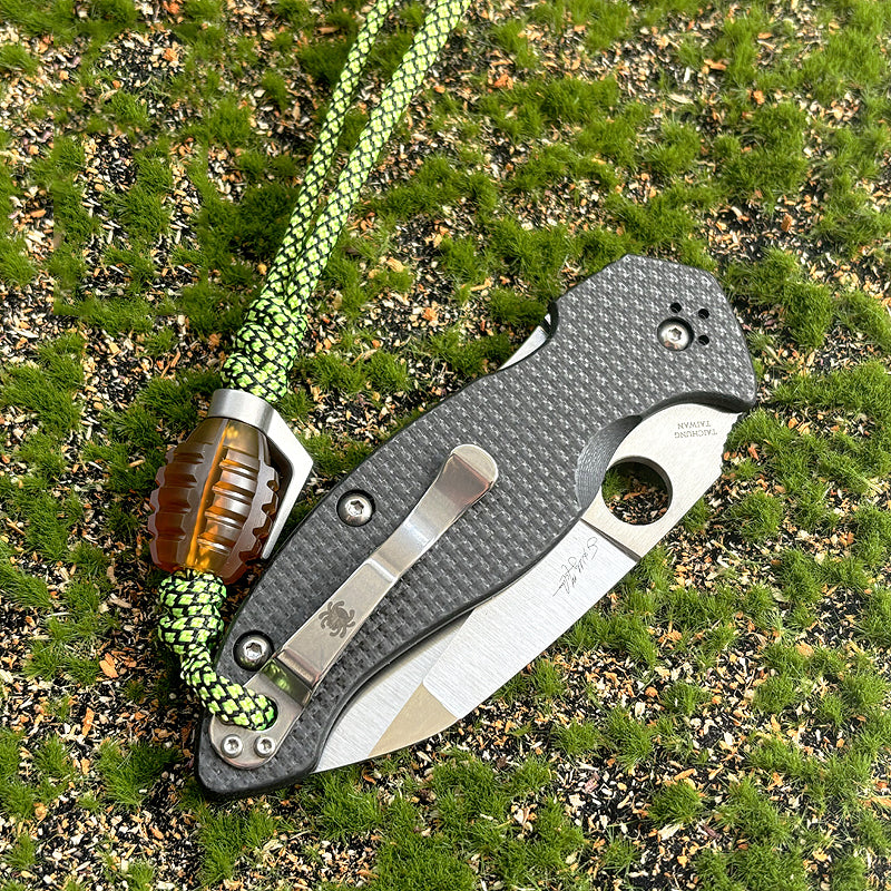 ADD ONS : Hand Grenade Titanium Knife Pendant