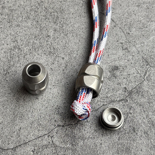 ADD ONS : Mini Sphere Titanium Knife Pendant (Free paracord)