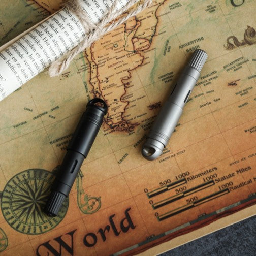 DartInk – Quick-Release Titanium Mini Pen & Knife