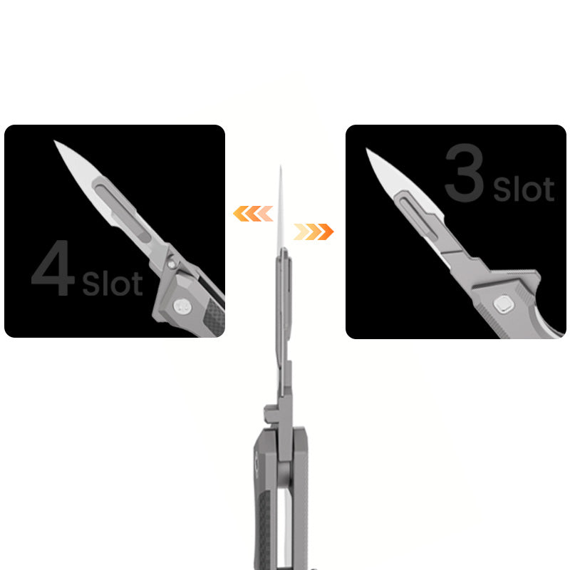 BladeXpert: Titanium EDC Scalpel Folding Knife