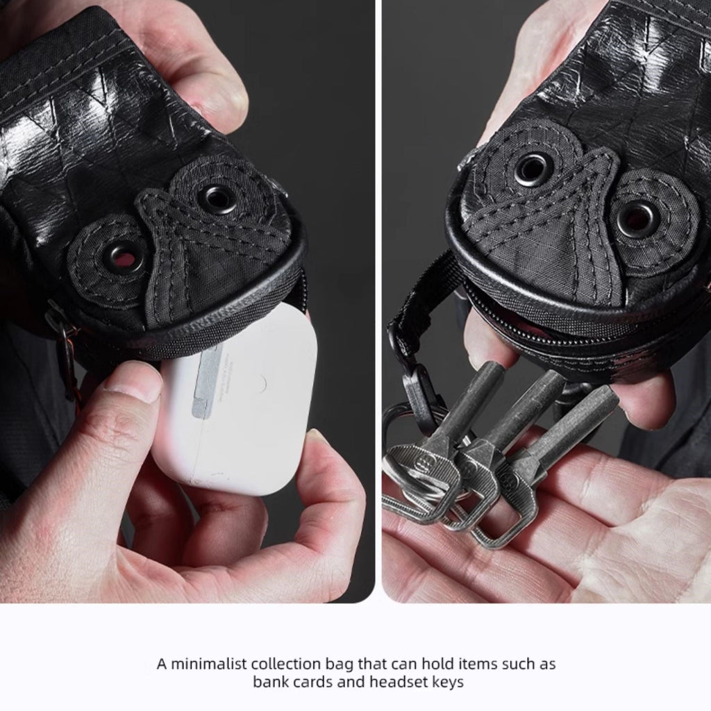 Owl Mini Pouch: Multi-Functional Key, Card, and Coin Organizer