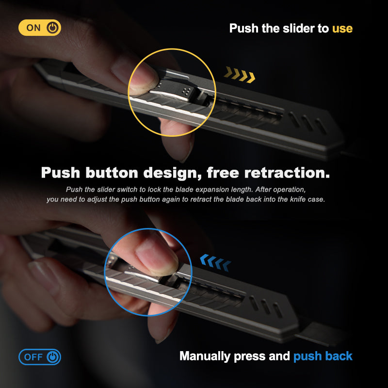 RayFlex Blade: 6-in-1 Titanium Multifunctional Utility Knife