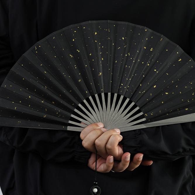 The Galaxy: Titanium EDC Kung Fu Folding Fan// Emergency Tool