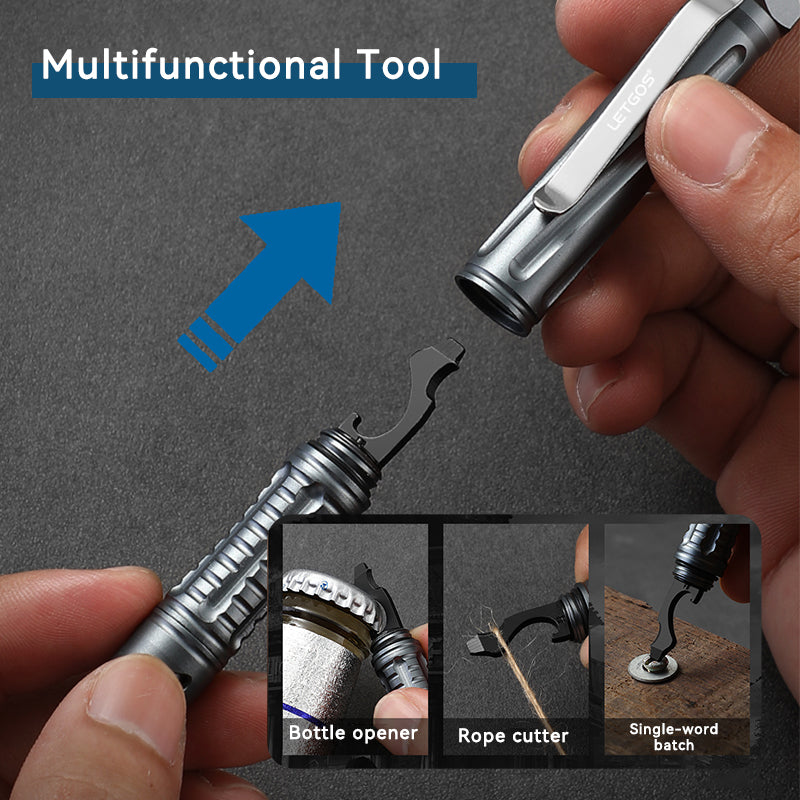 DragonFire Tactical Pen:USB Multi-Tool Lighter with Tungsten Tip