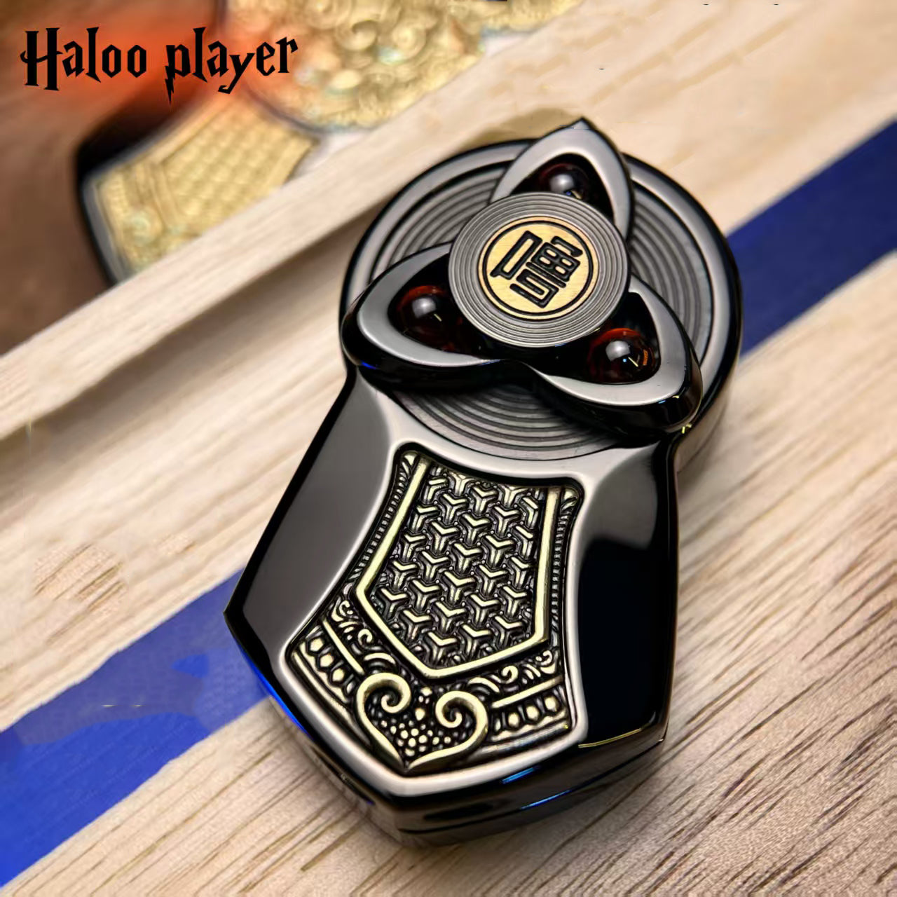 Arthur Tang's Rhythmic EDC Finger Push Toy with Snap