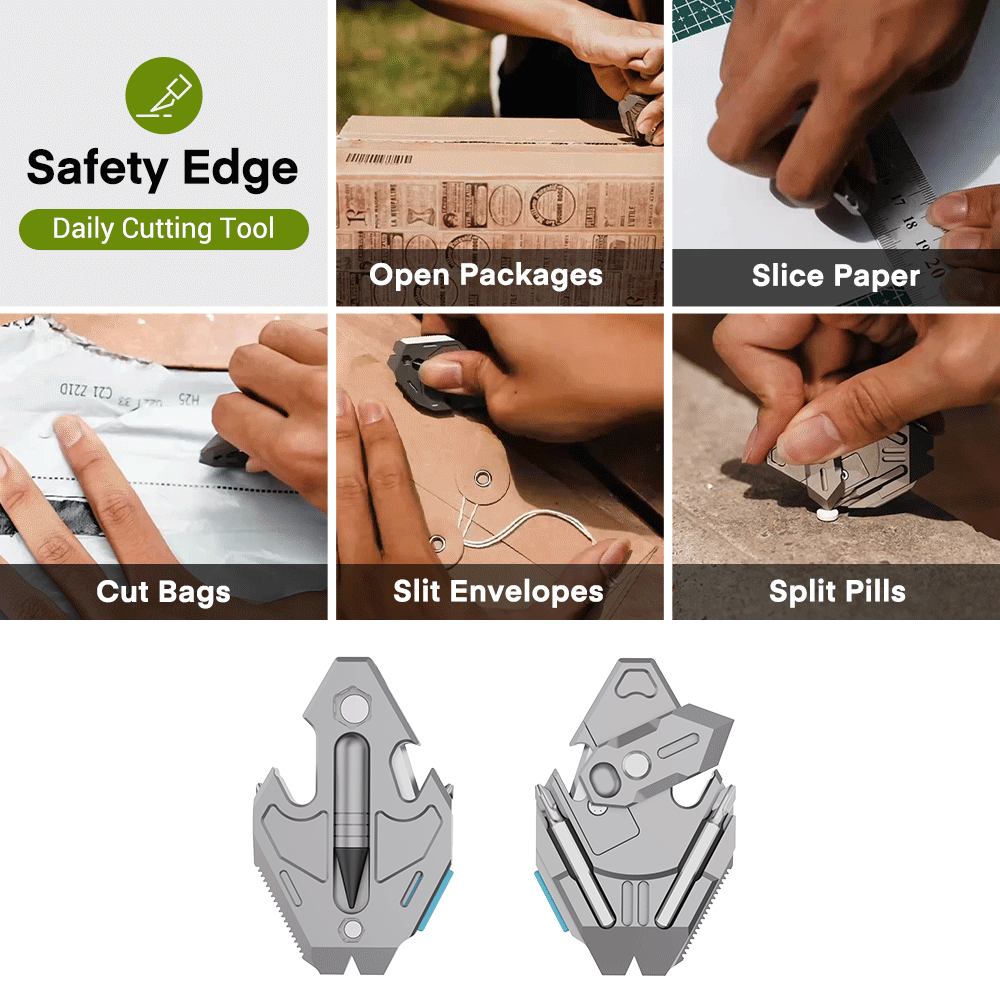 The Flounder 3.0 - Titanium EDC All-in-One Pendant