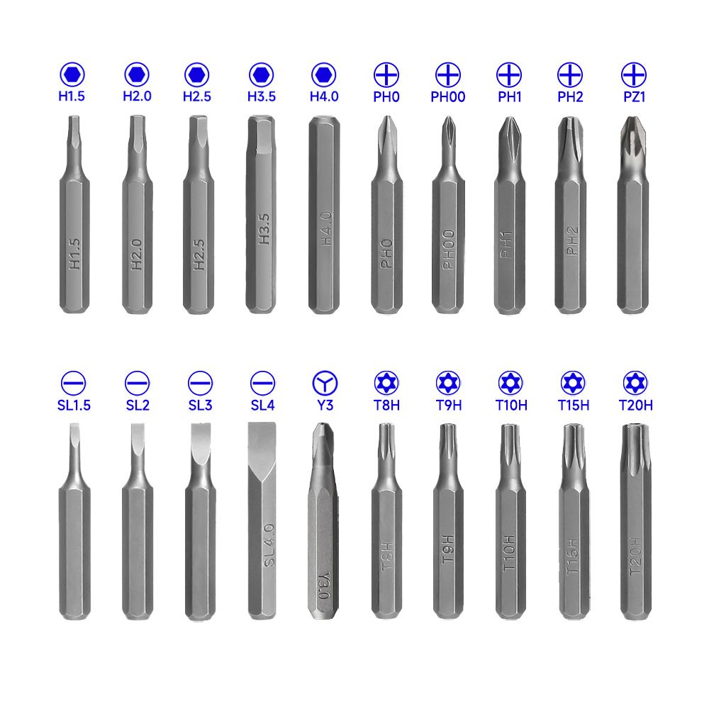 ADD-ONS: 1/6in Bit Set(20 pieces)