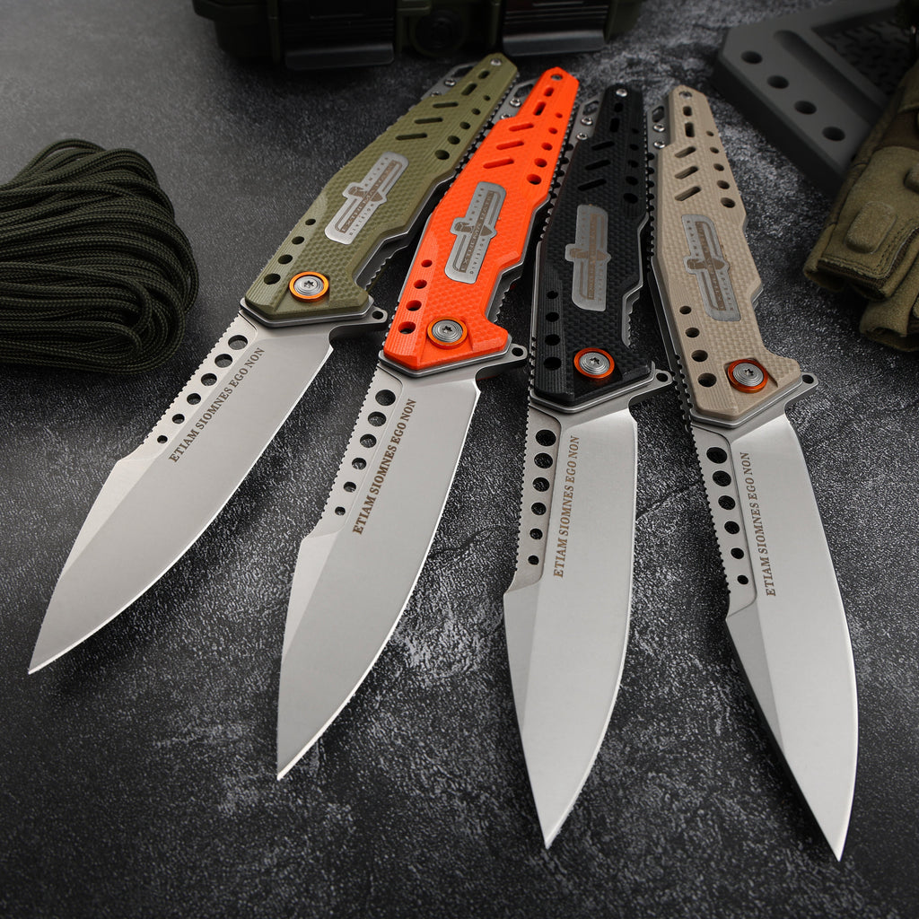 RaptorClaw G10 Tactical Folding Knife – EDC Survival Blade