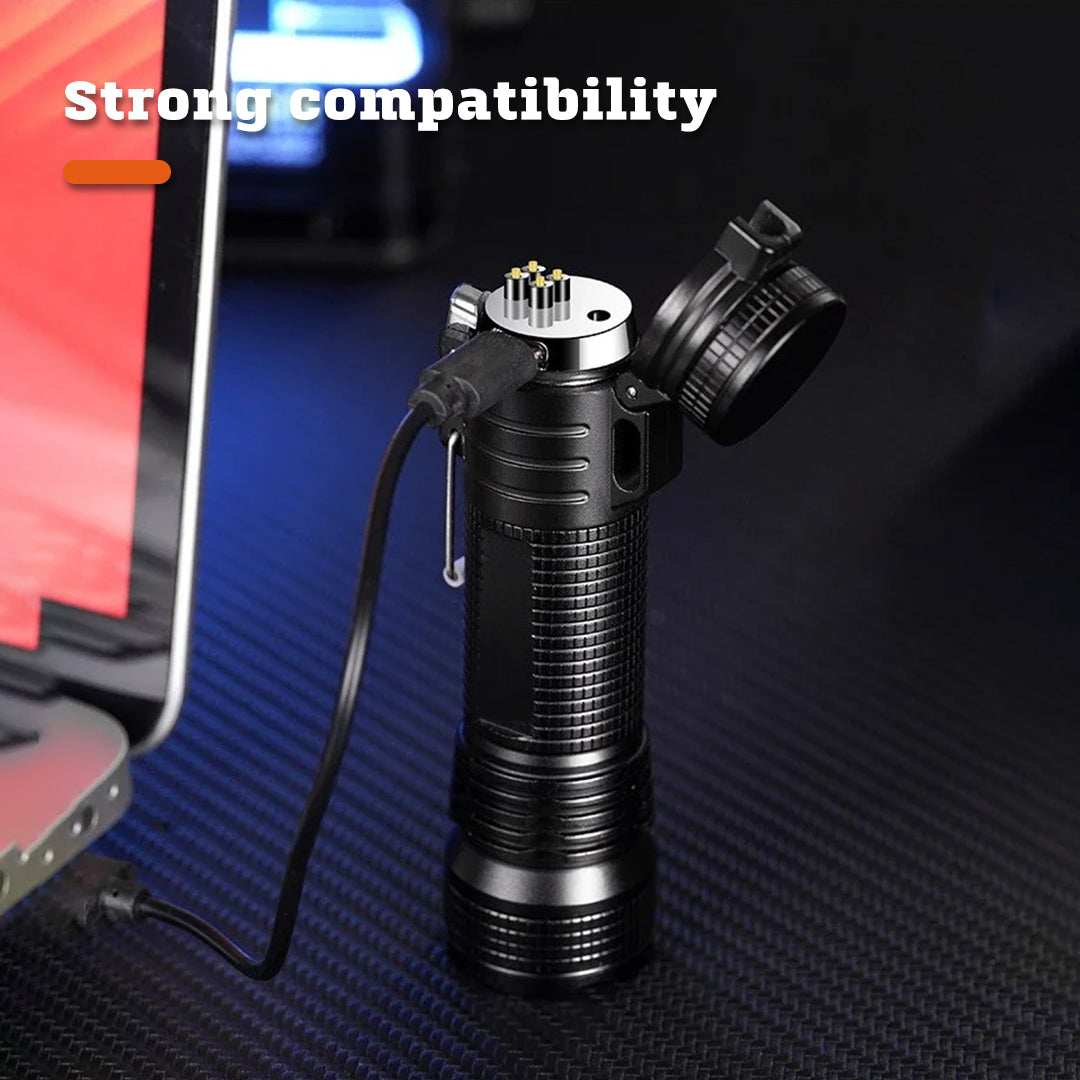 Triple-Thunder Dual Arc Lighter & 3 Lighting Modes Flashlight