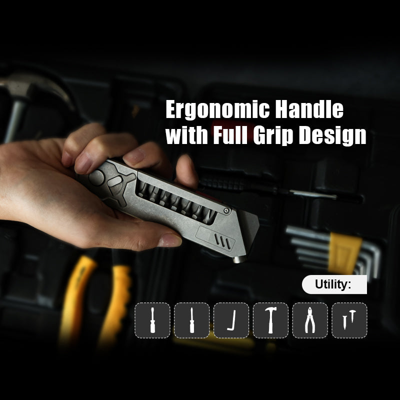 The UltraFix Driver: Titanium Magnetic Ratchet Screwdriver